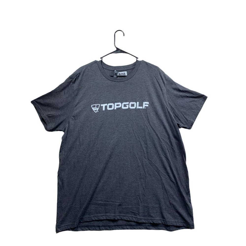 Plus Size Men Gray TopGolf T-Shirt Size 2xl (808)